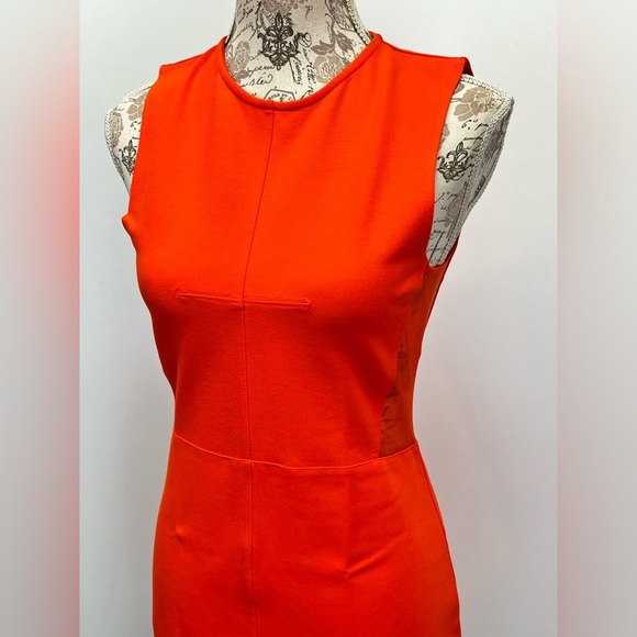 Poppy red FRENCH CONNECTION bodycon dress‎ size 8. - Picture 2 of 15